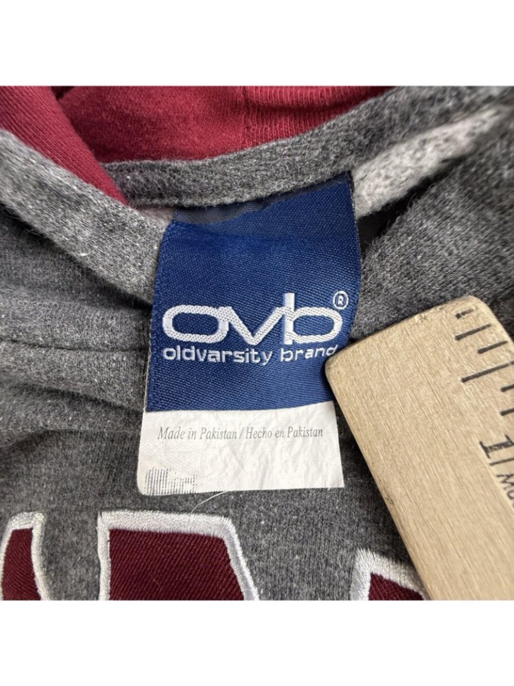 Alabama Crimson Tide Hoodie Sweatshirt Mens Large Gray NCAA Football Old varsity - Picture 3 of 15